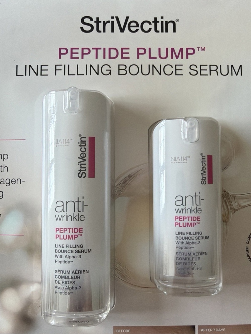 StriVectin Anti-Wrinkle Peptide Plump Line Filling Bounce Serum - 1oz + 0.5oz